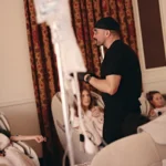 Dripology IV drip station at private event