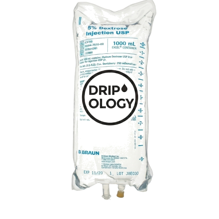 Immunity+ IV Therapy drip bag at Dripology