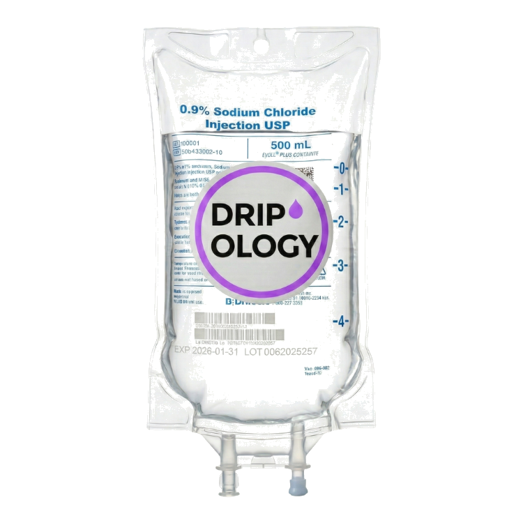 Recover IV Therapy drip bag at Dripology