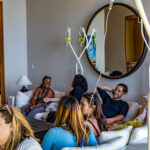 Guests at Roam and Reset event with Dripology IV service