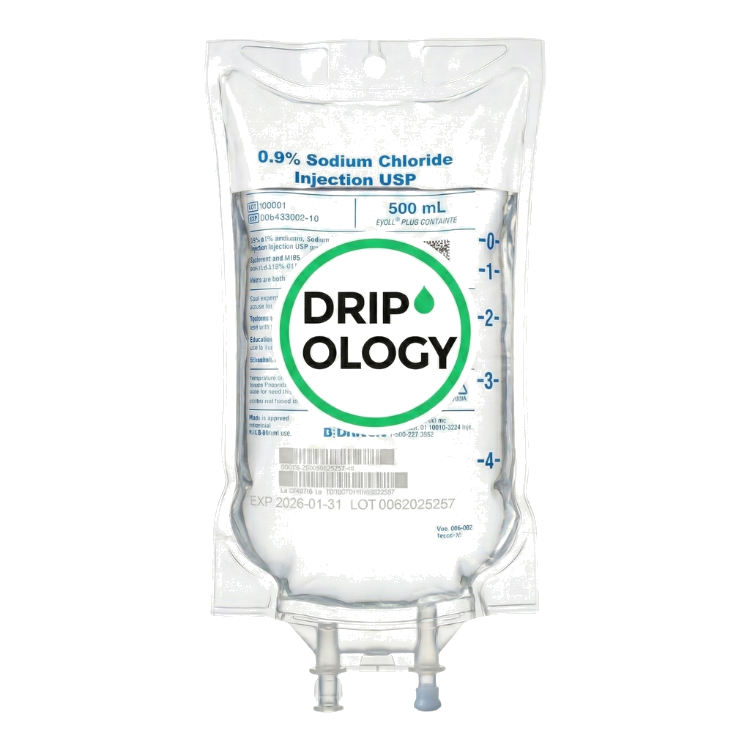 Detox IV Therapy drip bag at Dripology