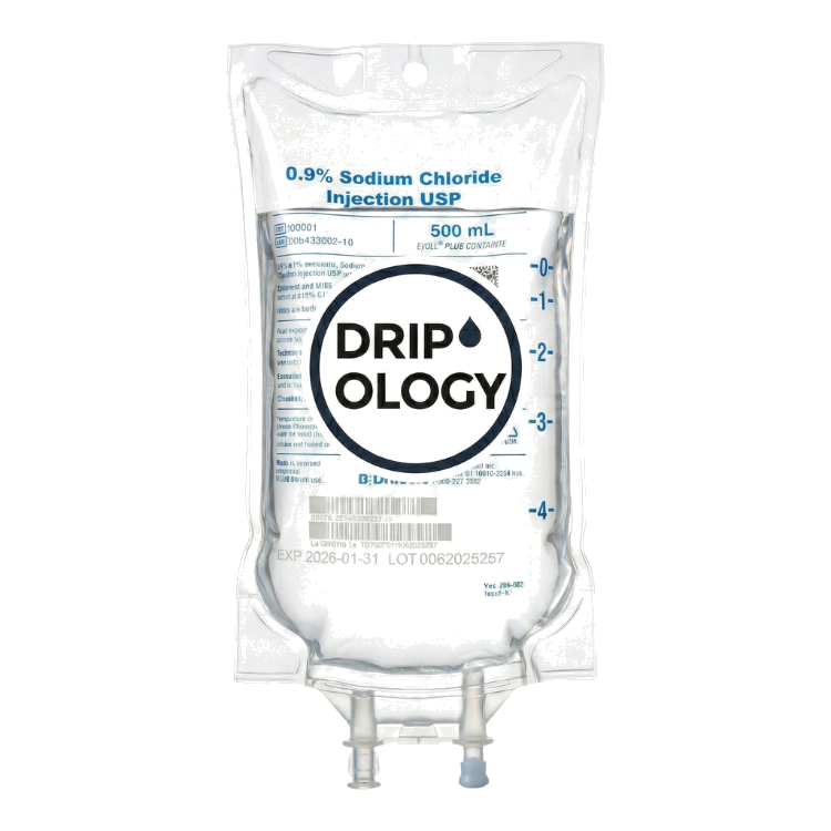 Immunity IV Therapy drip bag at Dripology